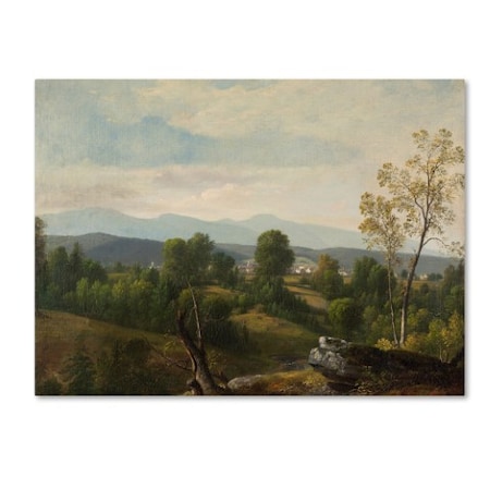 Durand 'A View Of The Valley' Canvas Art,14x19